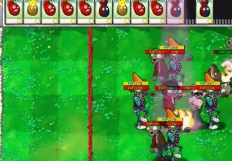 《植物大战僵尸杂交版》迷你游戏坚果保龄球通关攻略(图3)