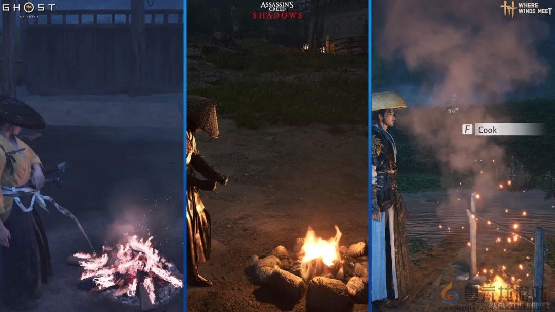 《燕云十六声》《羊蹄山之魂》《刺客信条影》画面对比 谁更强？(图2)