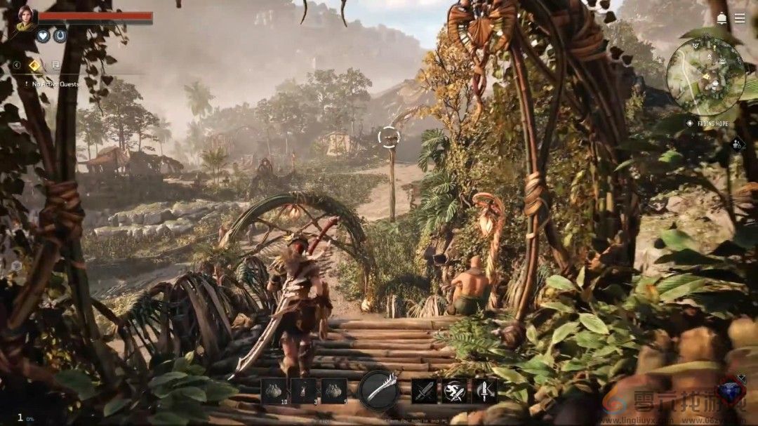 《地平线：钢铁边境》新实机演示 画面和玩法很棒(图1)